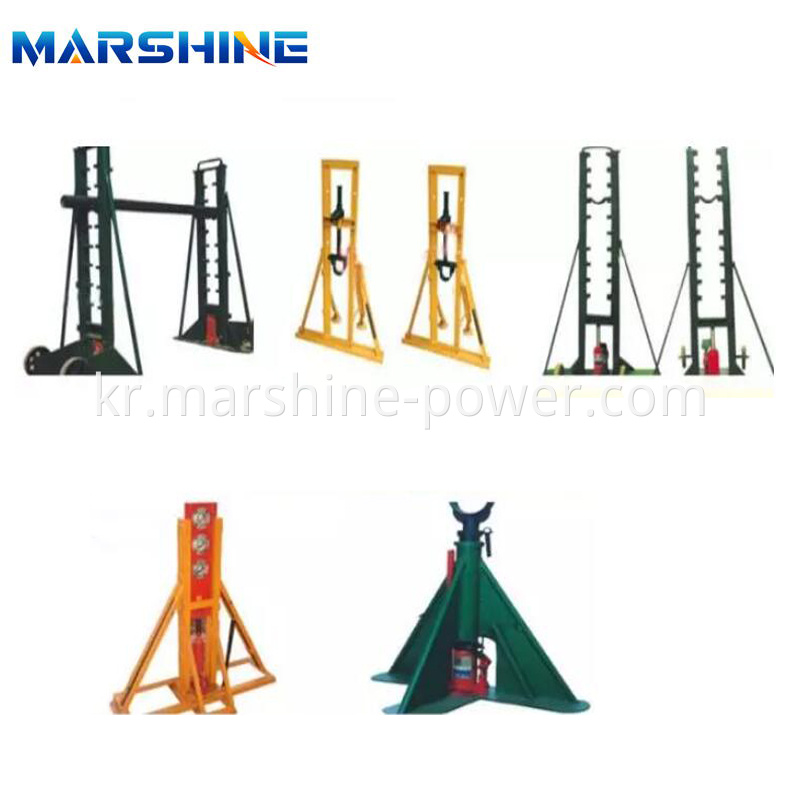 Electrical Cable Drum Jack Hydraulic Cable Reel Stand (7)